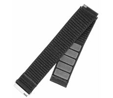FIXED Nylon-Sportarmband mit Schnellverschluss 22 mm für Smartwatch, dunkelgrau