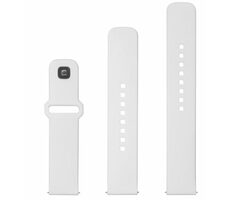 FIXED Satz Silikonbänder Sportliches Silikonarmband mit Schnellverschluss 22 mm für Smartwatch weiß