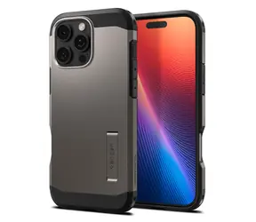 Spigen Tough Armor MagSafe Schutzhülle für Apple iPhone 16 Pro Gunmetal