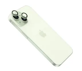 FIXED Kameraobjektiv-Schutzglas für Apple iPhone 15/15 PLUS hellgrün