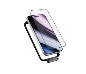 Epico ImpactBuffer Glass 3D Schutzglas für Apple iPhone 16 Pro / mit Einbaurahmen
