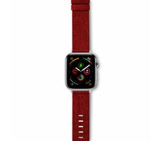 Epico Canvas-Armband für Apple Watch 42/44/45/49 mm rot