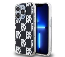 DKNY PC/TPU Karomuster-Rückseite für Apple iPhone 14 Pro Schwarz