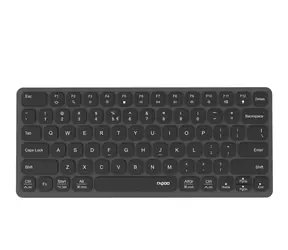 Rapoo UCK-6001 Ultra-slim schwarz / Kabellose Tastatur / 8in1 / ultradünn