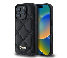 Guess PU-Leder-Rückseite für Apple iPhone 16 Pro Max schwarz