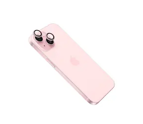 FIXED Kameraglas-Linsenschutz für Apple iPhone 16/16 PLUS , Pink