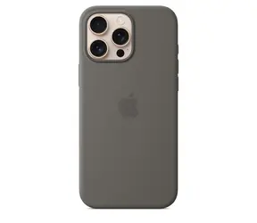 Apple Silikonhülle mit MagSafe für iPhone 16 Pro Max - Steingrau