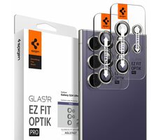 Spigen Glass tR EZ Fit Optik Pro Kamera-Schutzglas für Samsung Galaxy S24 Ultra lila 2 Stück