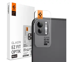 Spigen Glass tR EZ Fit Optik Metal 1 Pack Schutzglas für Apple iPad Pro 13" (2024) & 11" (2024) schwarz