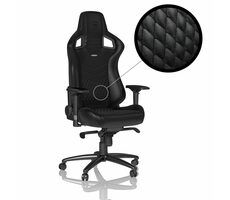 noblechairs EPIC Real Leather schwarz