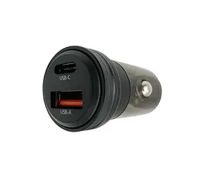 Solight DC92 schnelles Autoladegerät 30W USB-C + USB-A