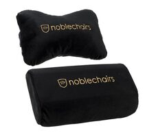 noblechairs Schwarz-goldenes Kissenset / für EPIC & ICON & HERO & Legend Stühle
