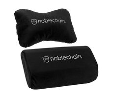 noblechairs Schwarz-weißes Kissenset / für EPIC & ICON & HERO & Legend Stühle