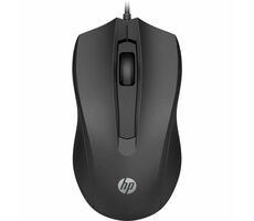 HP 105 Wired Mouse schwarz / kabelgebundene Maus / optisch / 3 Tasten / 1600 dpi / USB