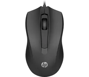 HP 105 Wired Mouse schwarz / kabelgebundene Maus / optisch / 3 Tasten / 1600 dpi / USB