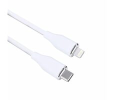 Solight SSC1902-S Kabel USB-C (M) - Lightning (M) 2m weiß / Silikon