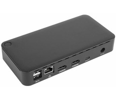 Ausgepackt - Targus DOCK310EUZ Dual 4K Universal-Dockingstation 65 W / USB-C / 2 x HDMI / RJ45 / 2 x USB 3.2 / ausgepackt