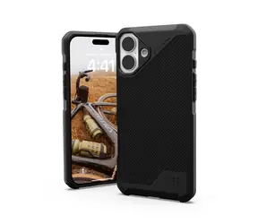 UAG Metropolis LT MagSafe Schutzhülle für Apple iPhone 16 PLUS Schwarz (Kevlar)