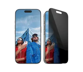 PanzerGlass Privacy Schutzglas für Apple iPhone 16 Pro / mit Einbaurahmen