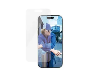 PanzerGlass Classic Fit Schutzglas für Apple iPhone 16 Pro / mit Einbaurahmen