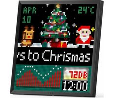 Divoom Pixoo 64 schwarz / Programmierbarer LED-Bildschirm / 64x64 cm 
