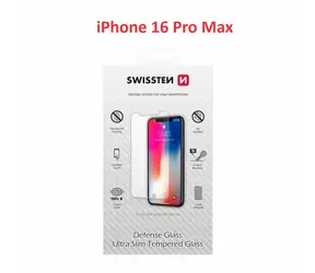 Swissten Schutz-Hartglas für Apple iPhone 16 Pro Max 