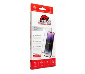 Swissten RAPTOR DIAMOND ULTRA CLEAR 3D Panzerglas für Apple iPhone 16 Pro Max schwarz