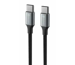 Swissten TEXTILE II Datenkabel USB-C - USB-C 1,5m schwarz