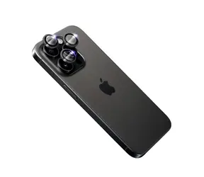 FIXED Sapphire Kameraobjektivschutz Sapphire Camera Glass für Apple iPhone 15 Pro/ 15 Pro Max schwarz