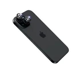 FIXED Sapphire Kameraobjektivschutz Sapphire Camera Glass für Apple iPhone 15/15 PLUS schwarz