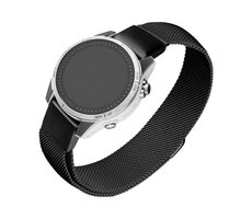 FIXED Edelstahl-Mesh-Armband für Garmin QuickFit 20 mm schwarz