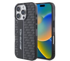 AMG Carbon Pattern Backcover für Apple iPhone 16 Pro schwarz