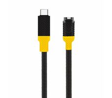 Tactical Recce 3:20 Kabel für Garmin USB-C schwarz/gelb