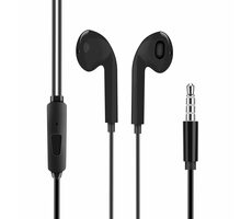 Obal:Me Kabelgebundener Kopfhörer 3,5mm Klinke schwarz / mit Mikrofon / 1,2 m