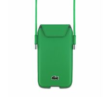 Lacoste PVC Iconic Petit Pique Handytasche XL grün