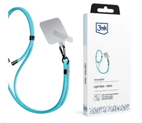 3mk EasyClip Telefonkabel Hellblau (schwarz)