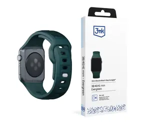 3mk Silikon-Uhrenarmband für Apple 38/40/41 mm Evergreen