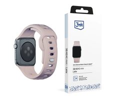3mk Silikon-Uhrenarmband für Apple 38/40/41 mm Latte