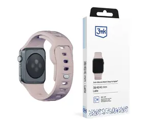 3mk Silikon-Uhrenarmband für Apple 38/40/41 mm Latte