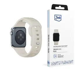 3mk Silikon-Uhrenarmband für Apple 38/40/41 mm Nude