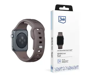 3mk Silikon-Uhrenarmband für Apple 38/40/41 mm Taupe