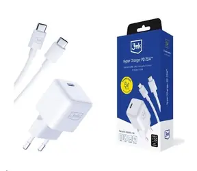 3mk Hyper Charger PD 25W Netzladegerät + USB-C-Kabel