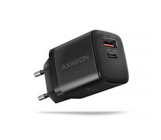 Axagon ACU-PQ20 schwarz / Netzladegerät / 1x USB-A / 1x USB-C / 20W / Quick Charge