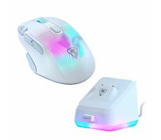 Turtle Beach Bundle KONE XP Air + RGB- Rapid Weiß / Kabellose optische Gaming-Maus / 19000 DPI / USB / BT 