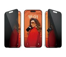 PanzerGlass gehärtetes Glas UWF Privacy mit Applikator für Apple iPhone 15 Pro schwarz