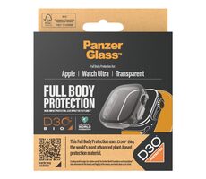PanzerGlass Full Body D3O gehärtetes Glas für Apple Watch Ultra/Ultra 2 transparent