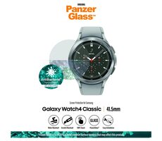 PanzerGlass Hartglas Flachglas AB für Samsung Galaxy Watch 4 Classic 42 mm klar