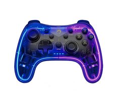 Marvo GHOST 40 transparent / Kabelloser Gamecontroller / für PC / PS3/4 / Android & iOS / RGB