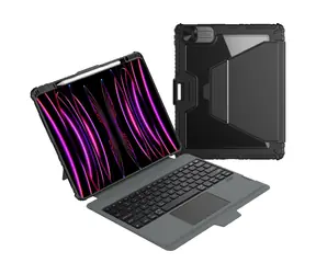 Nillkin Bumper Link Tastaturhülle (Version mit Hintergrundbeleuchtung) für iPad Pro 13 2024 schwarz
