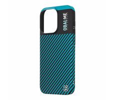 Obal:Me Flossy Stripes Case für Apple iPhone 15 Pro schwarz/türkis